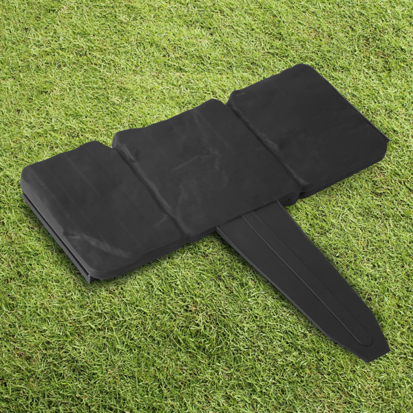 Plastic Lawn Edging Set - Interlocking Garden Border for Flower Beds & Walkways, 20 Pieces, 16ft