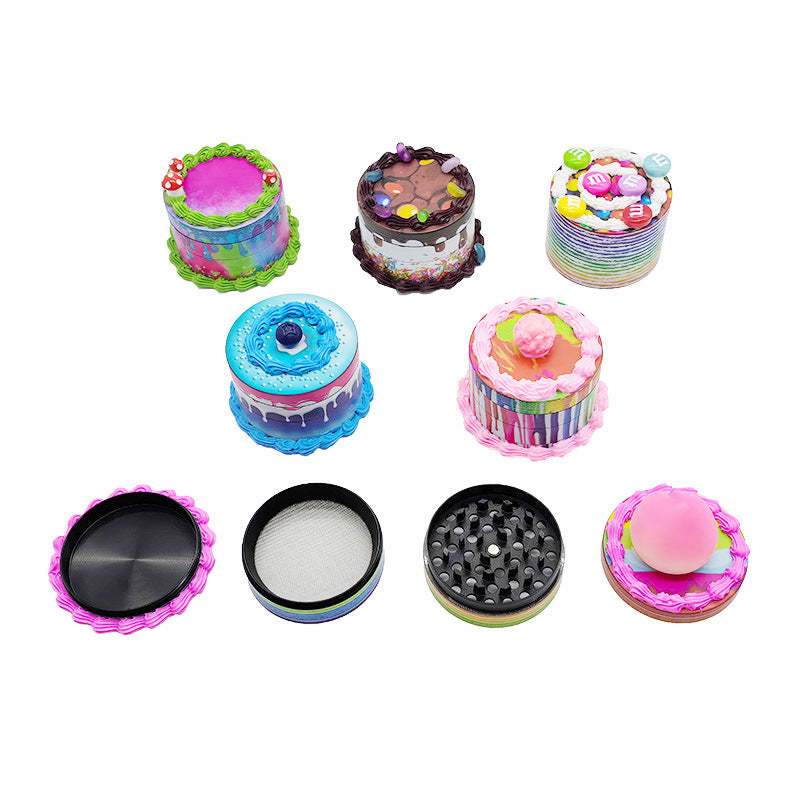 Creative Zinc Alloy Cake Shape Smoke Eliminator for Kitchen Use