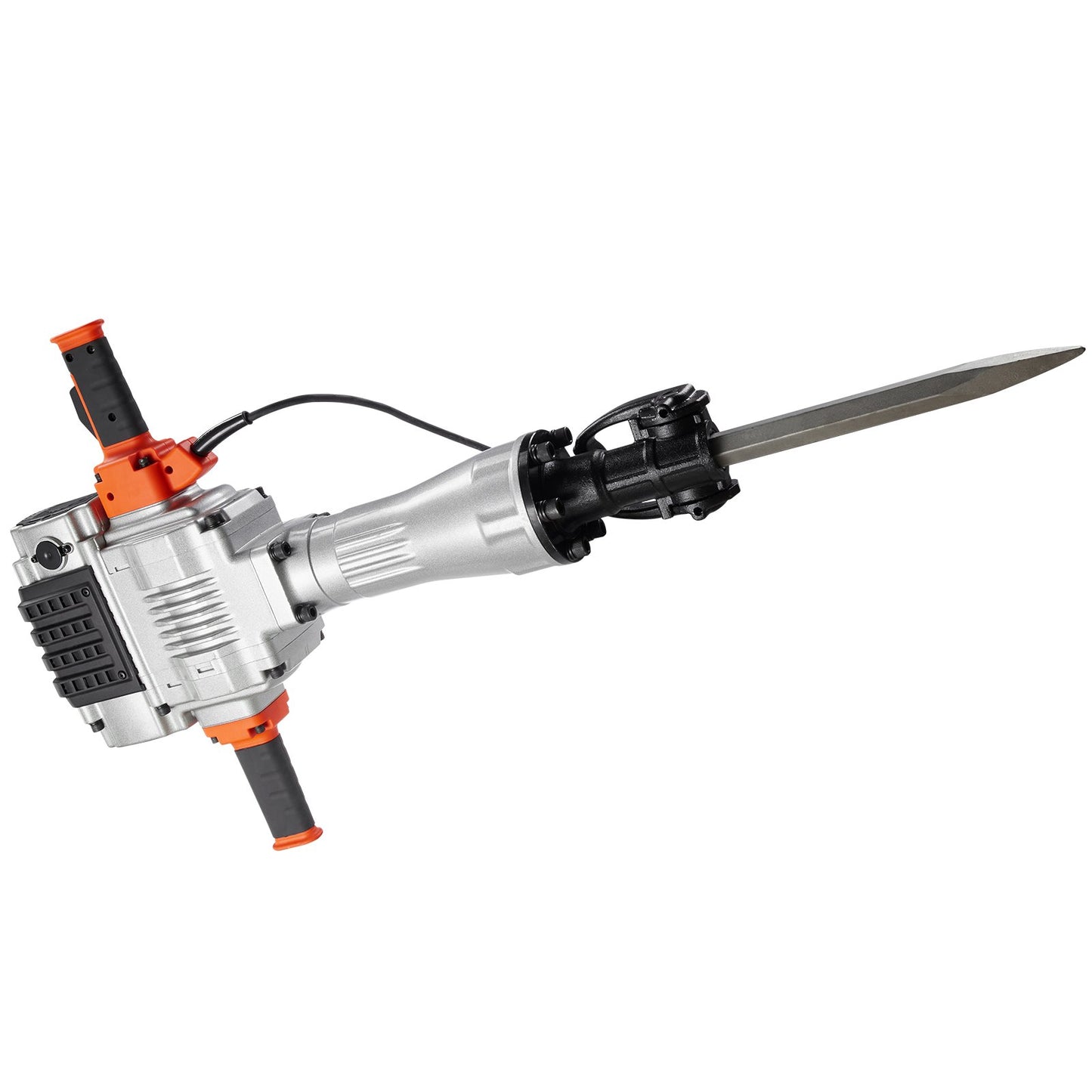 2100W Electric Demolition Jack Hammer Concrete Breaker with 2 Chisels - Orange