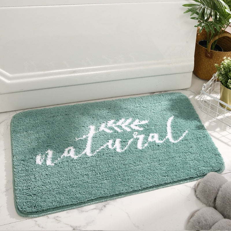 Thickened Absorbent Bathroom Floor Mat Carpet - Non-Slip, Quick Dry