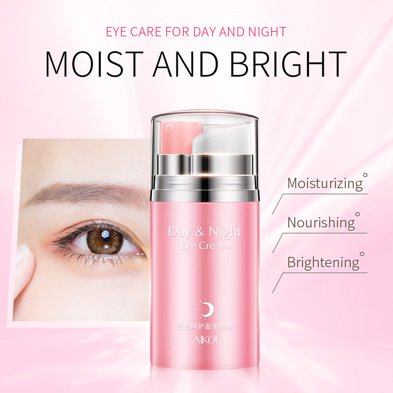 Brightening Eye Cream with Moisturizing Hydrating Formula - Pink