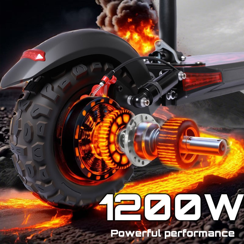 Electric Scooter D02 Pro - 1200W, 48V 18Ah, Off-Road