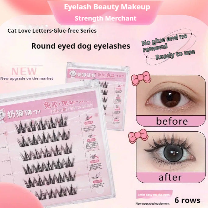 Self-Adhesive False Eyelashes - High-Quality Soft Eye Makeup Lashes
