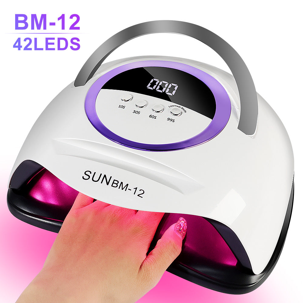 Professional UV LED Nail Lamp for Gel Polish with Automatic Sensor & 4 Timers