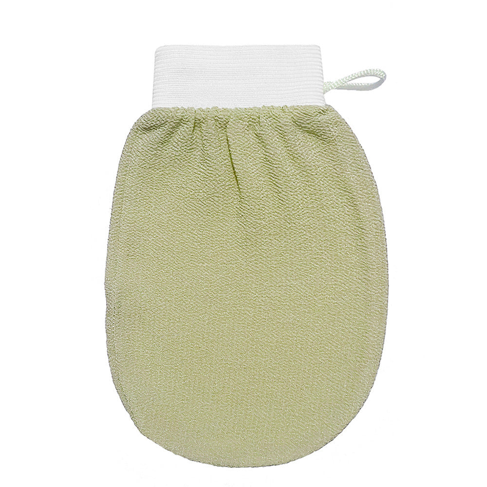 Medium Fine Sand Viscose Fiber Bath Gloves for Men and Women