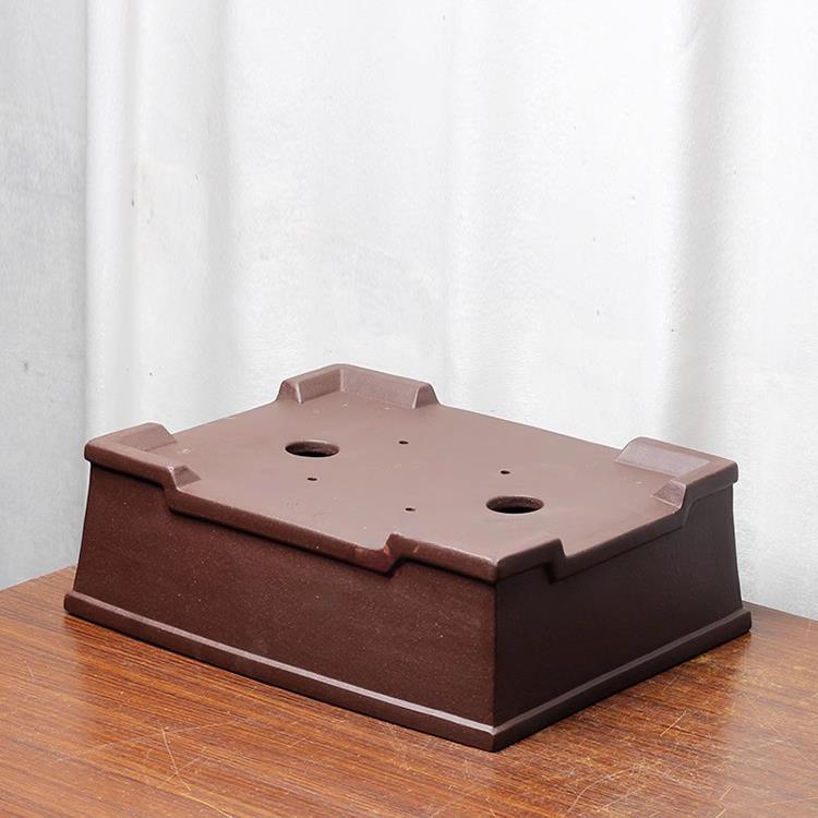 Purple Sand Bonsai Flowerpot - Classical Desktop Plant Container