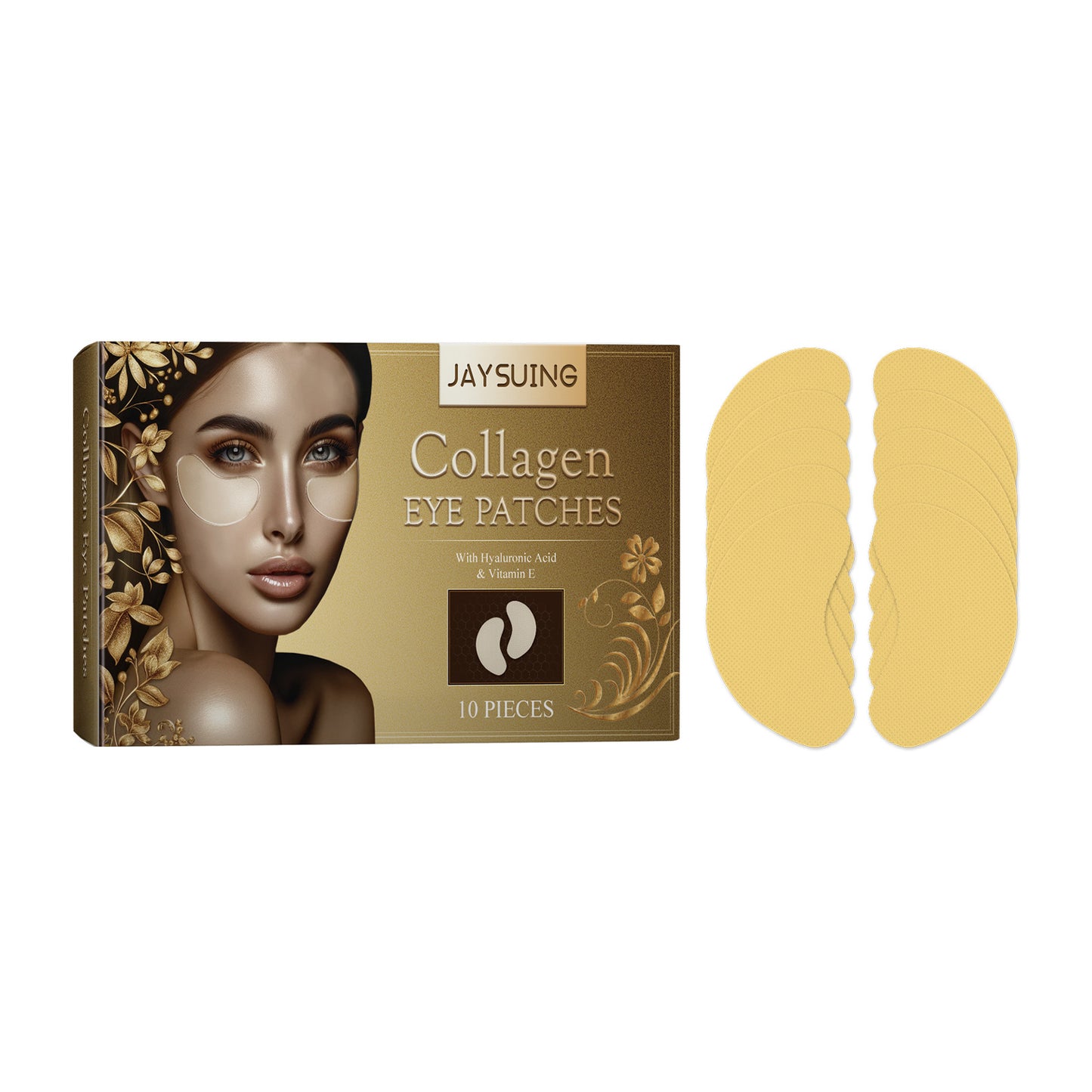 Collagen Eye Mask Patches for Wrinkle & Dark Circles - 10 Pieces