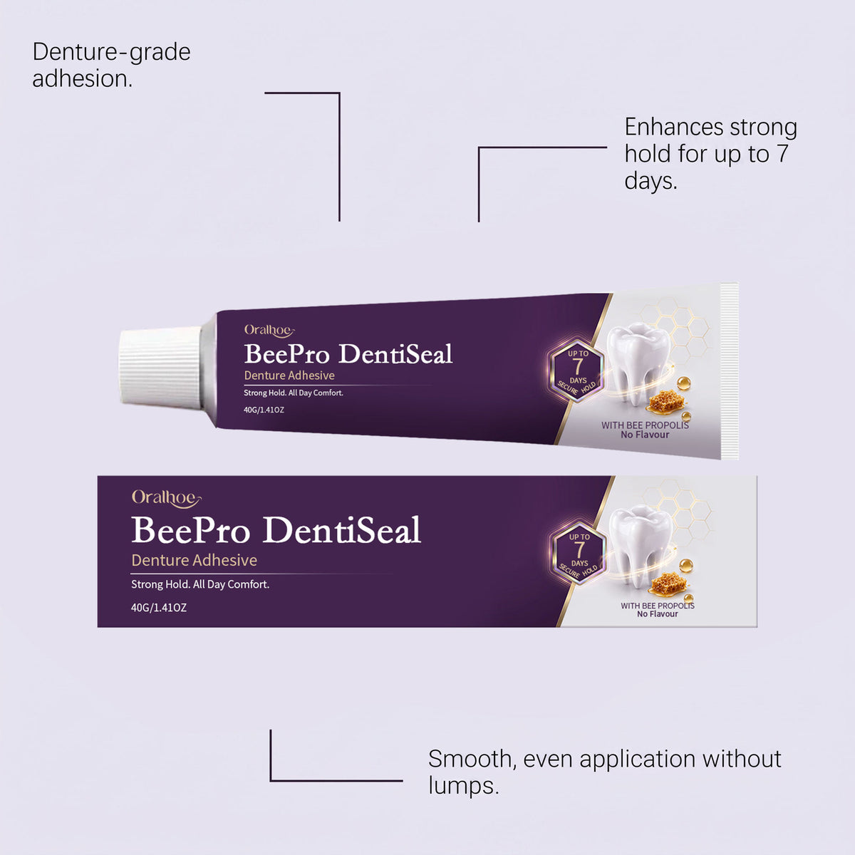Denture Adhesive 40G - Strong Hold Comfort Fit