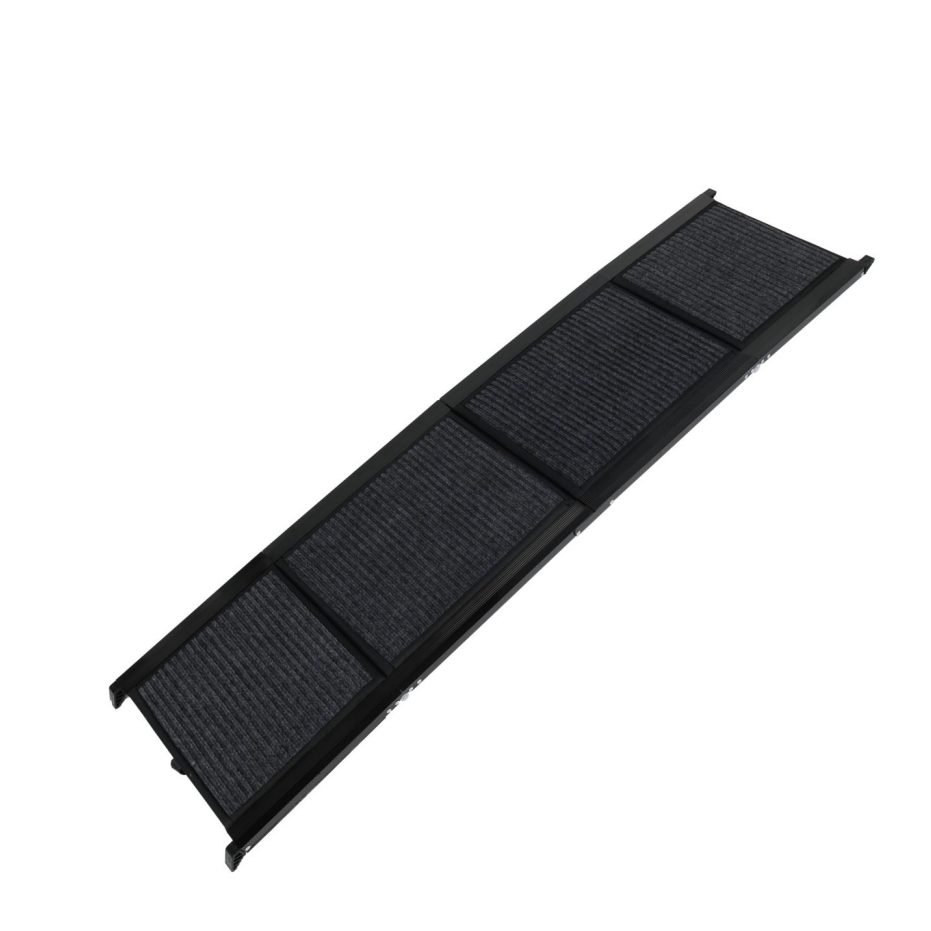 Portable Dog Ramp for Car SUV & Truck - 71 Inch Aluminum Non-Slip Pet Step