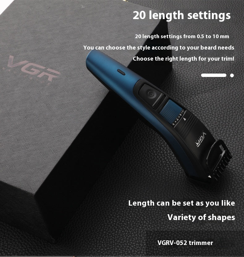 USB Rechargeable Hair Clipper - Blue