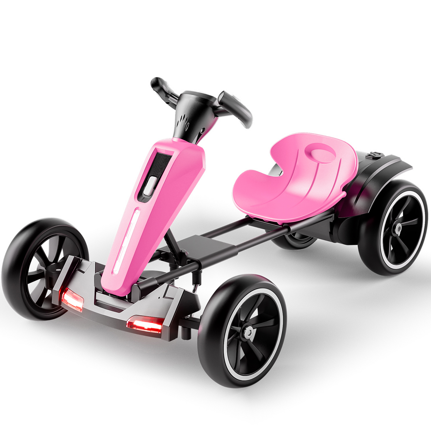 12V Kids Electric Pedal Go Kart with Adjustable Seat & EVA Wheels