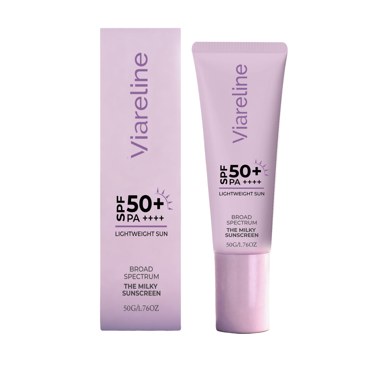 Lightweight Moisturizing Sunscreen SPF 50g for Face & Skin Protection