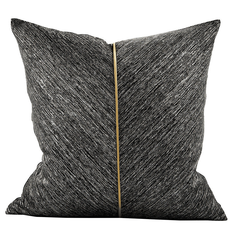 Gray 45x45cm Jacquard Pillow Cover - Chinese Style Cushion