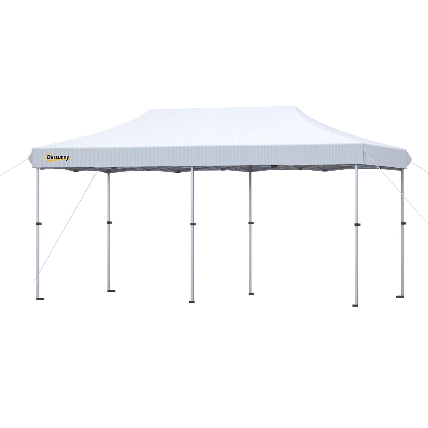 10x20 Pop Up Canopy Tent with Adjustable Height & Wheeled Bag
