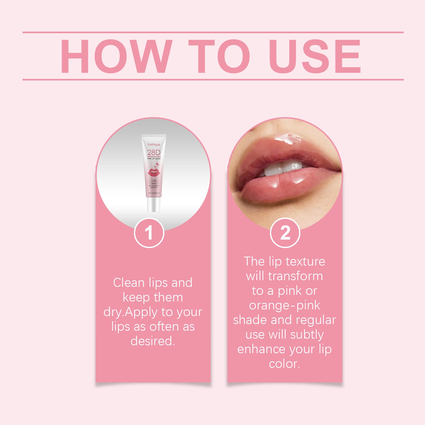 Moisturizing Color-Changing Lip Balm with Shea Butter and Beeswax