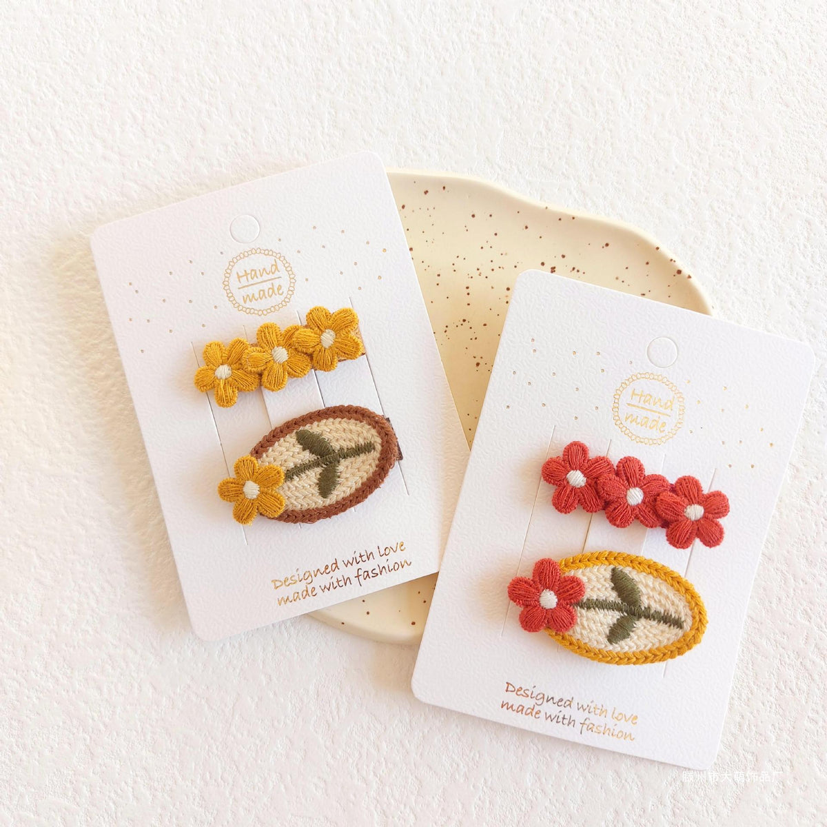 Kids Korean-Style Metal Hair Clip Pair
