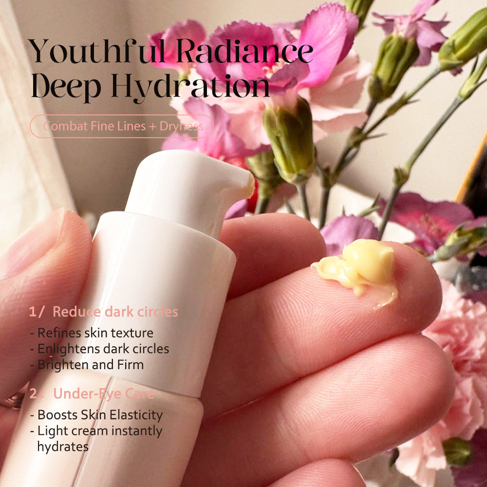Retinol Eye Cream for Wrinkles and Dark Circles - Ginseng & Pink Peptide Options
