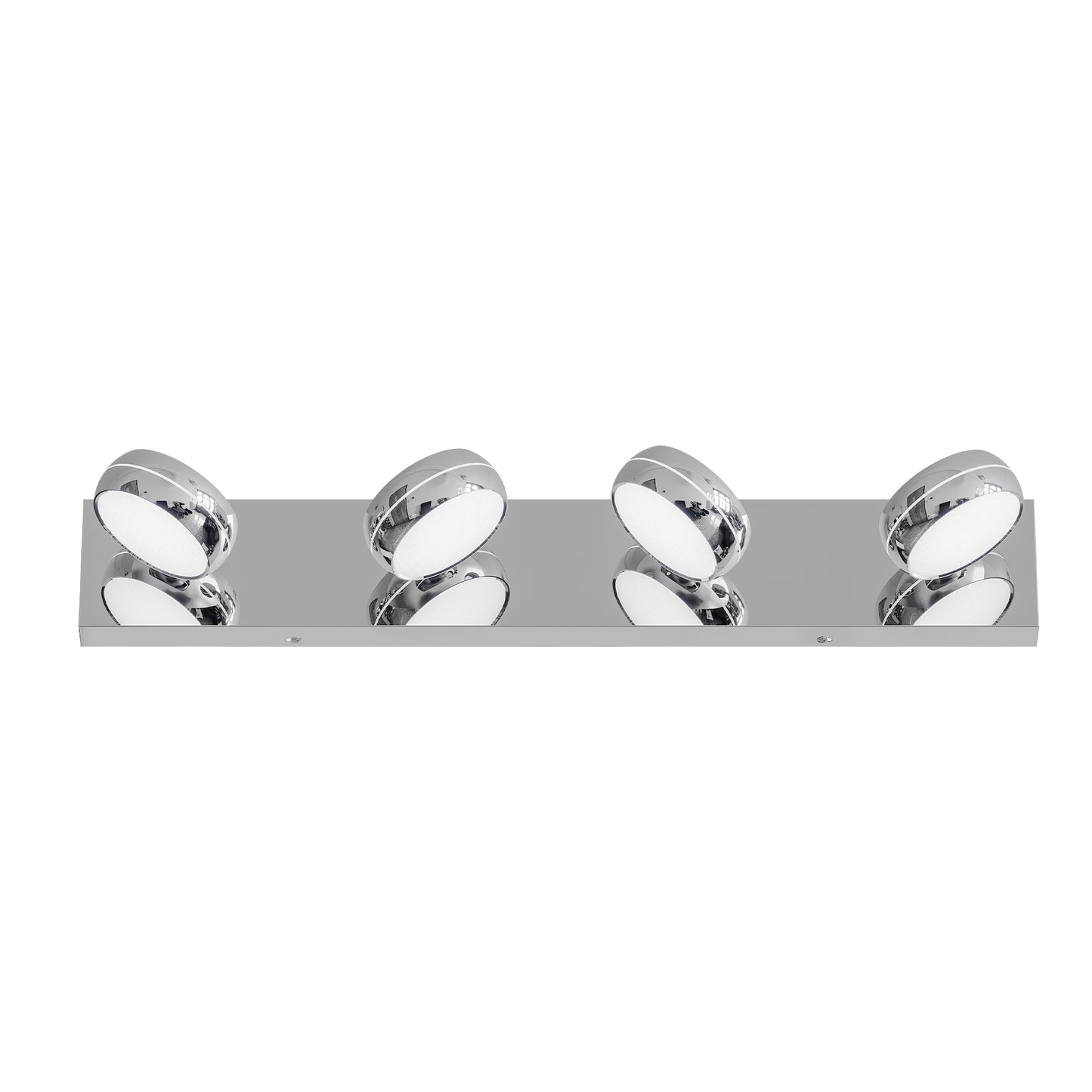 Modern 28in LED Vanity Light Fixture for Bathroom - Chrome