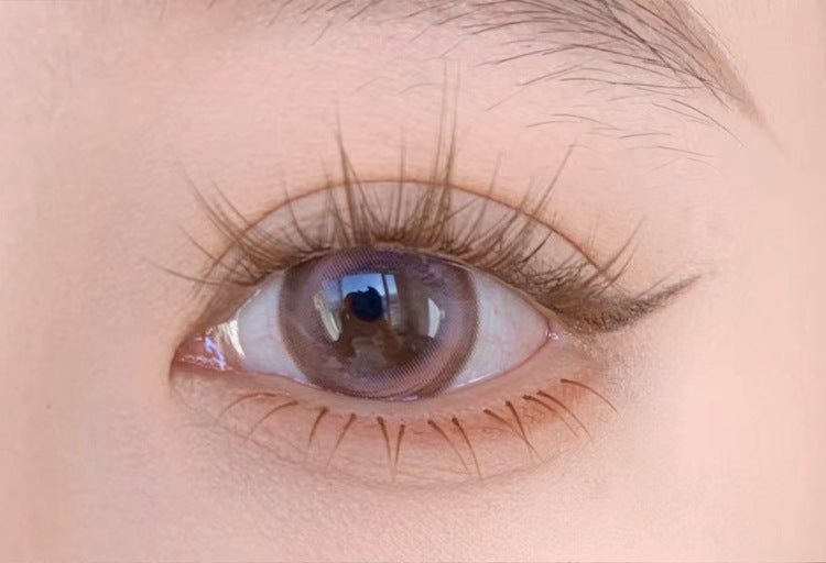 False Eyelashes Caramel Guppy 6 Rows Natural Long Style for Eye Makeup