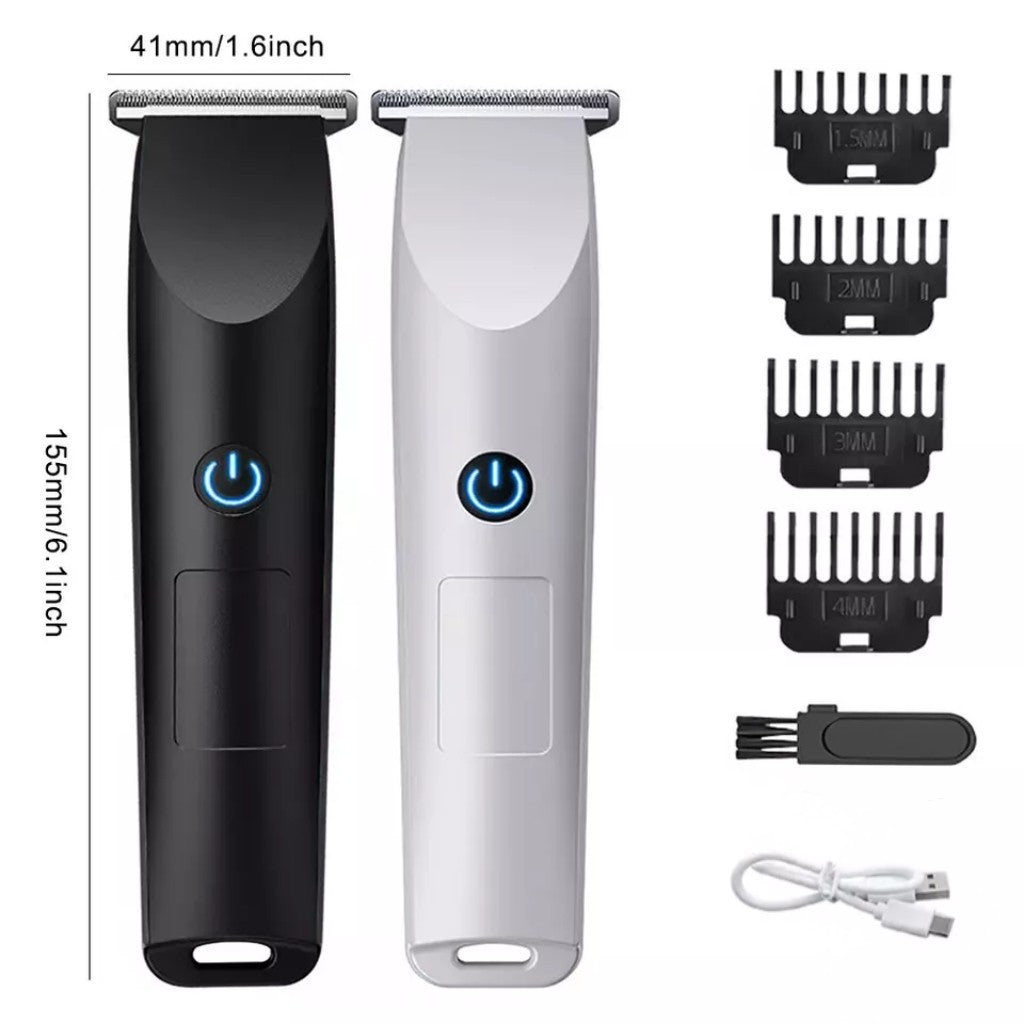 Electric Beard Trimmer & Hair Clipper - Rechargeable USB Shaving Machine