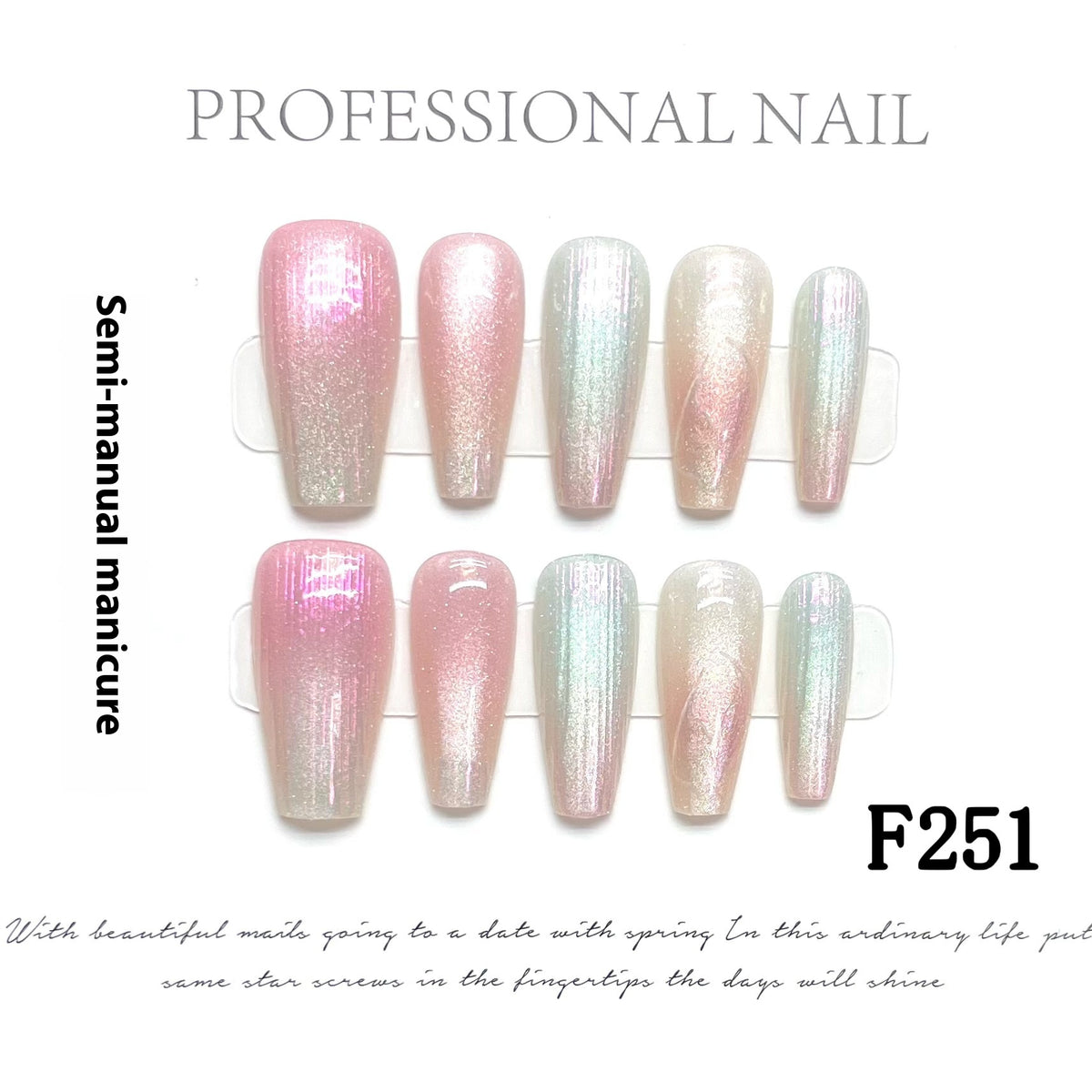 Women's Nail Tips Set - Personalized Short & Long Styles for Nail Art