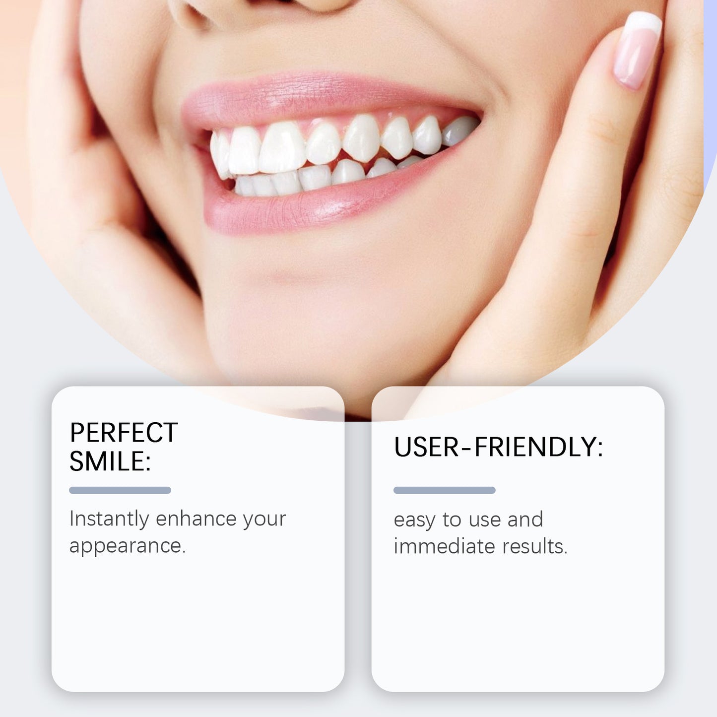Full Suction Denture Set for Teeth Modification and Cosmetic Enhancement