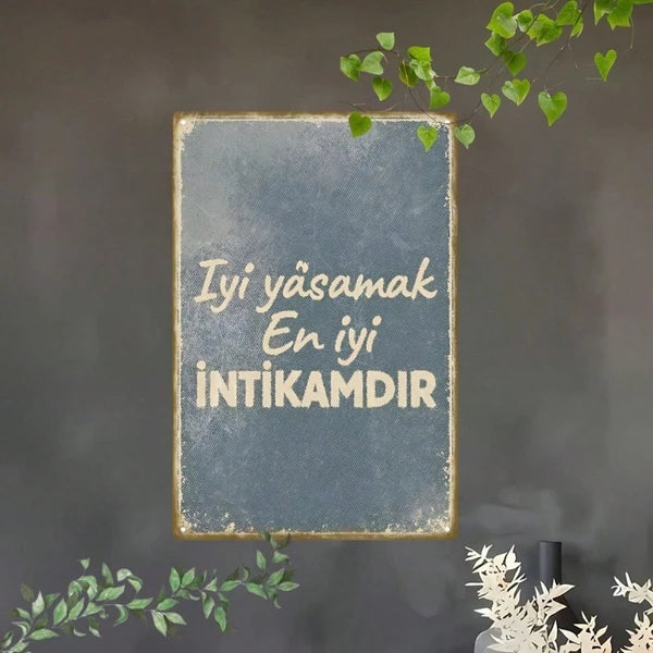 Metal Tin Wall Sign - 20 cm x 20 cm Decorative Art