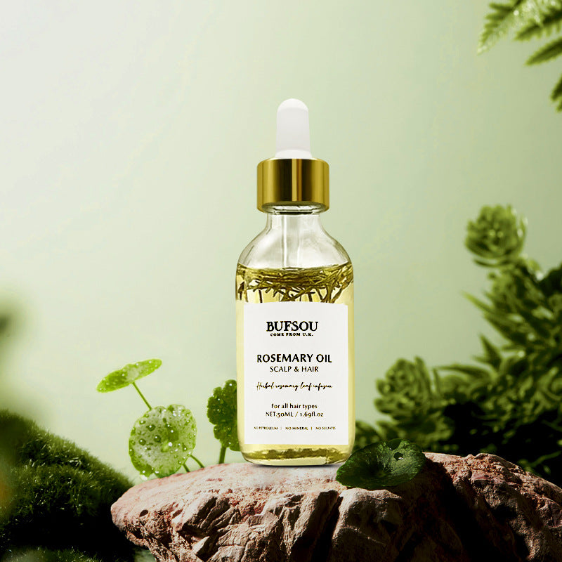 Rosemary Hair Nourishing Essential Oil - 50ml Natural Hair Oil for Frizz Control