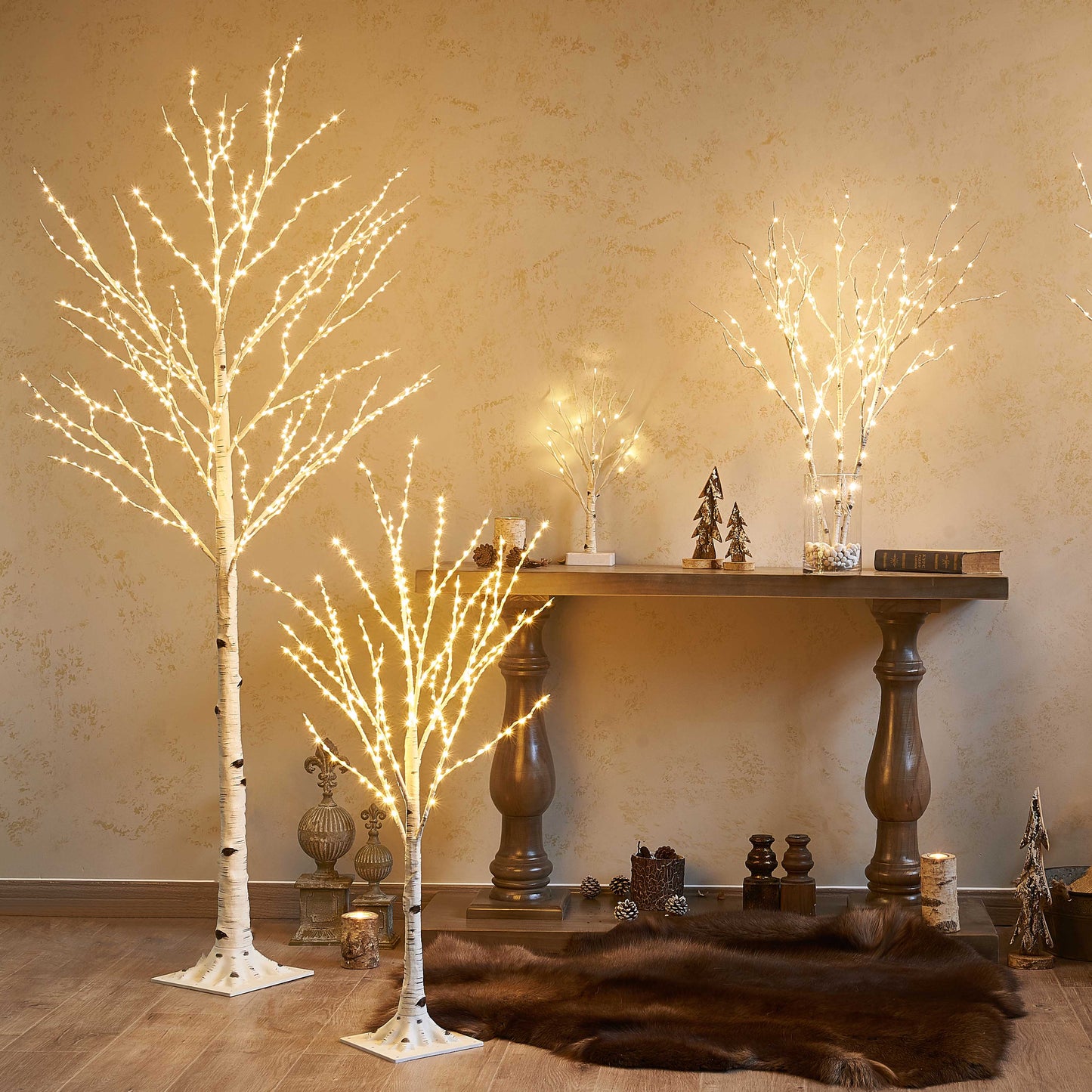 LED Birch Tree Light - 48 Inches, 200LT Warm Ambient Decoration