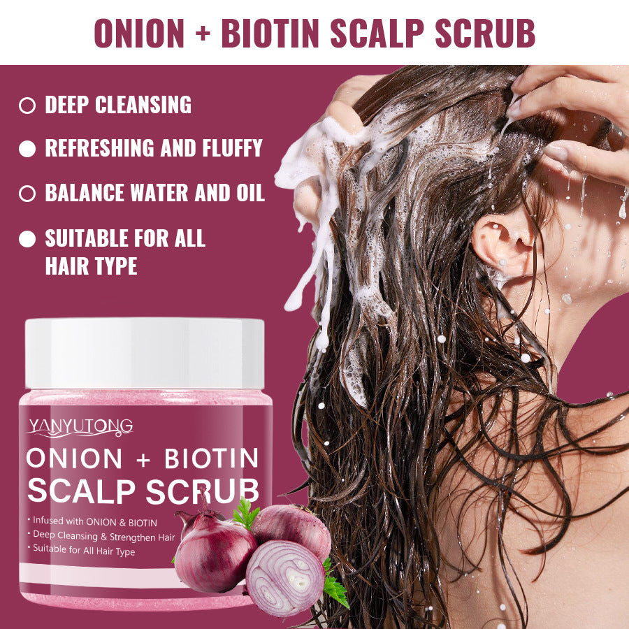 Onion Biotin Shampoo Facial Scrub Moisturizing