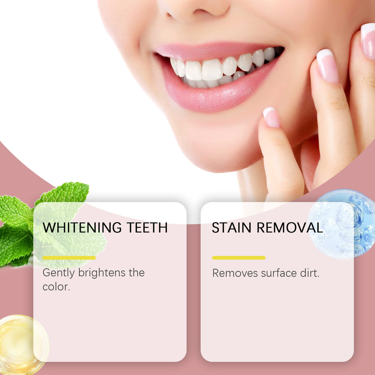 Bright White Stain Removing Tooth Powder