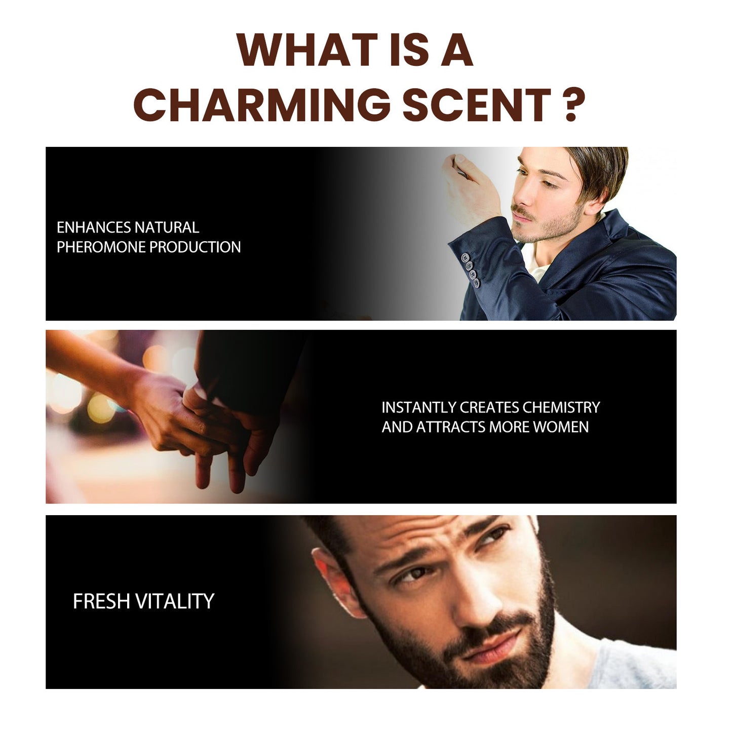 Men's Fragrance Perfume 50ml Non-Pungent Long-Lasting Body Scent