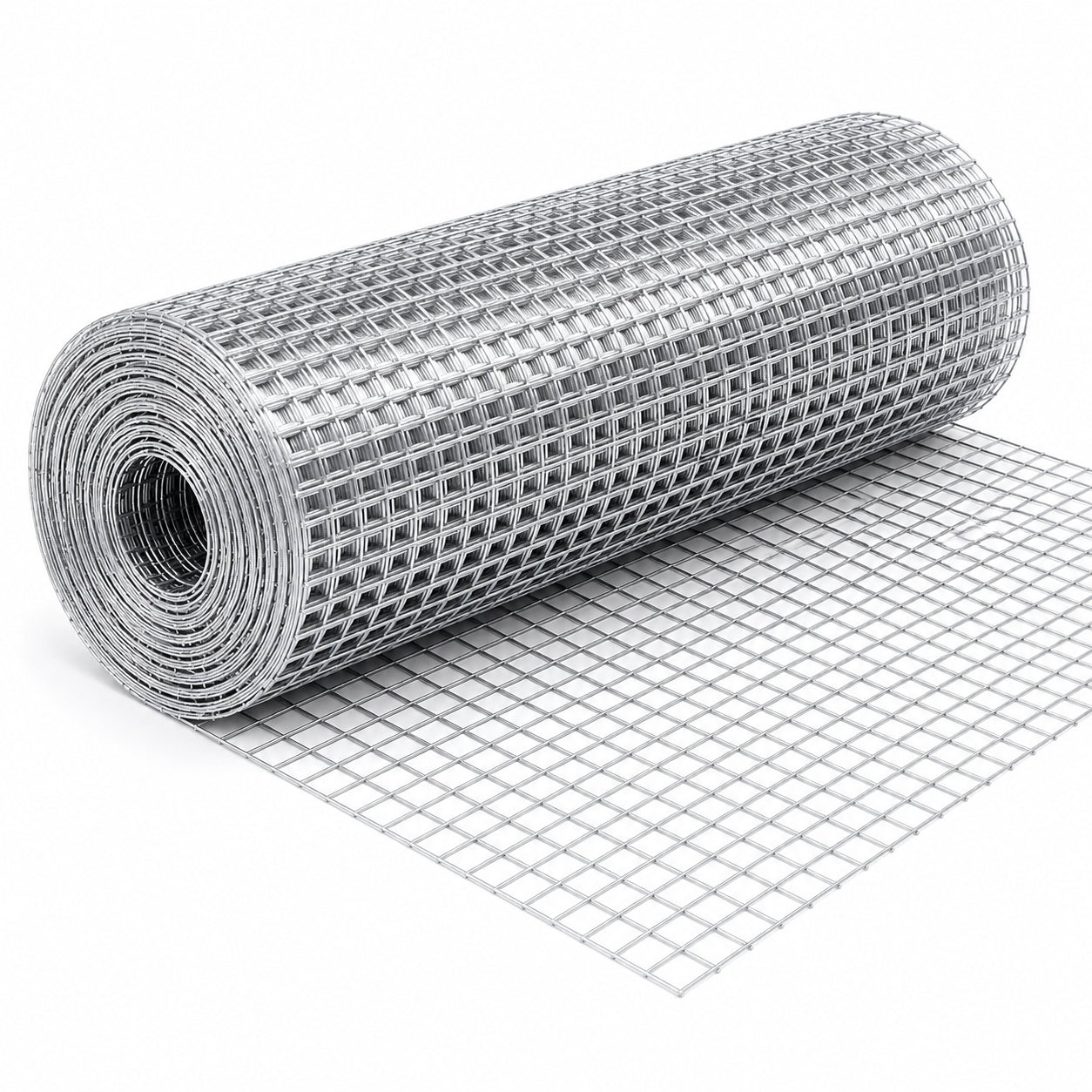 36in x 50ft Silver Welded Chicken Wire Roll for Garden Fencing