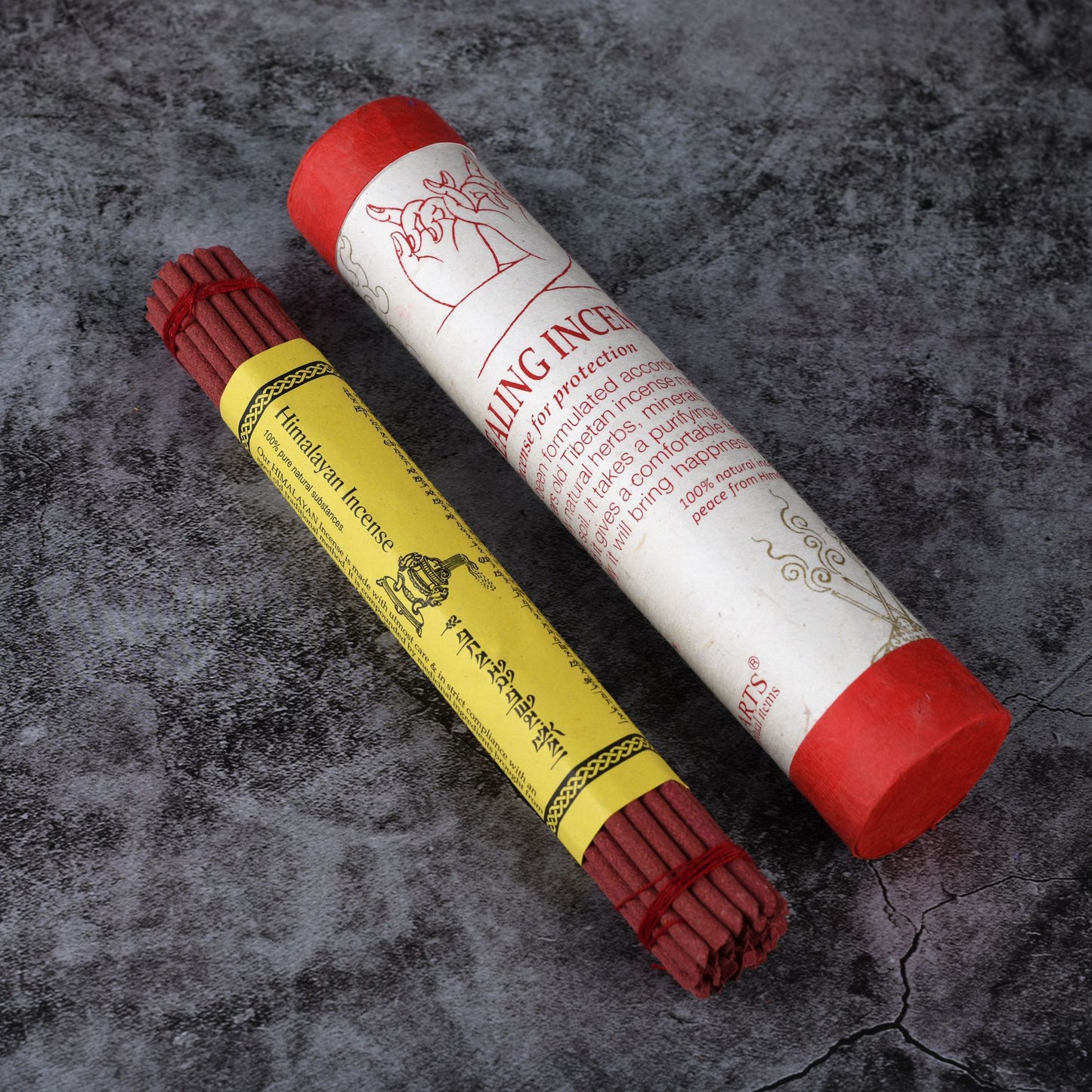 Himalayan Art Yoga Barrel Meditation Joss Stick Set - 30 Fragrant Incense Sticks
