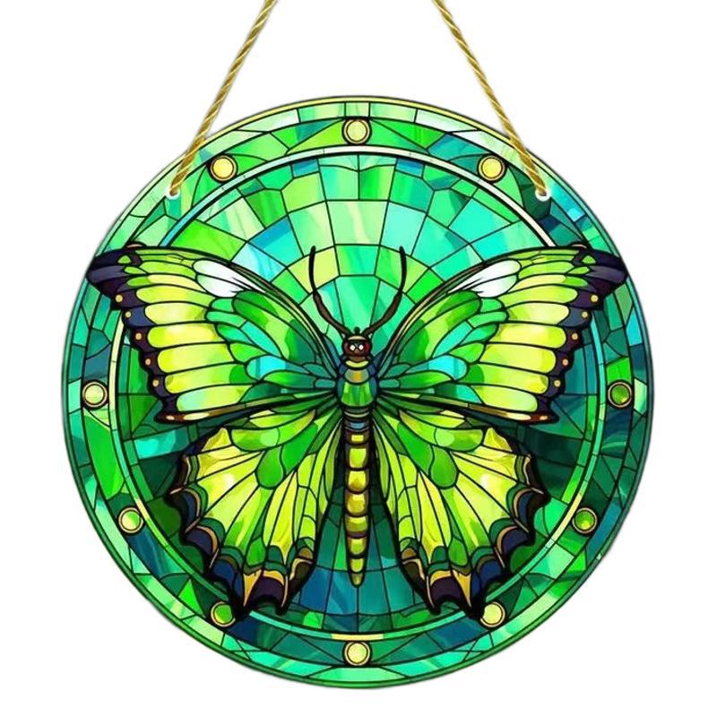 Butterfly Wall Art Decor - Acrylic Hanging Painting for Home & Garden