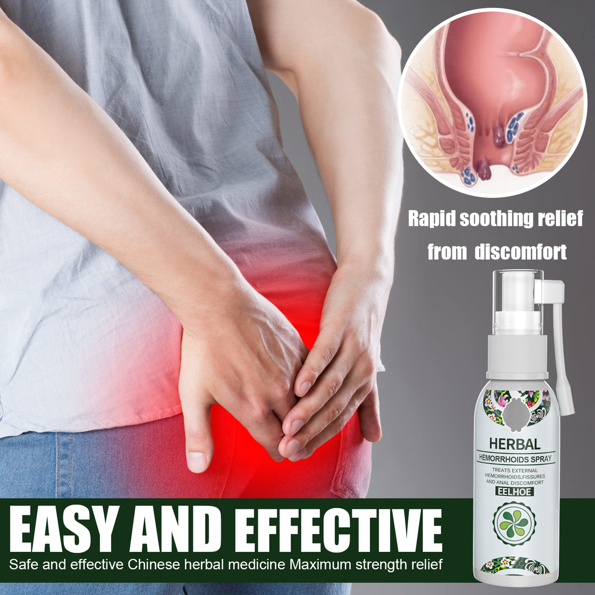 Herbal Perianal Care Spray – 30ml