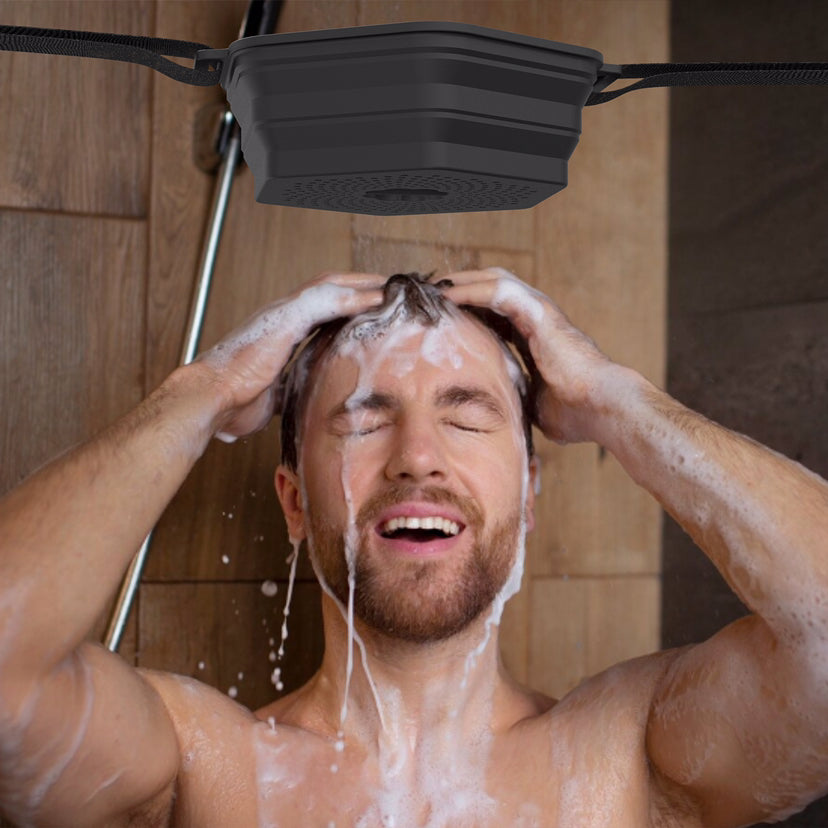 Portable Ice Bath Folding Silicone Device for Sports Recovery – Black, White, Blue
