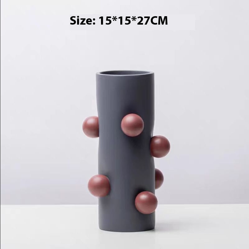 Modern Nordic Resin Vase - Small & Large Sizes for Home Decor