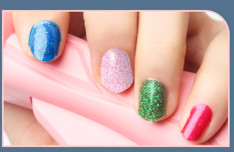 Kids Manicure Machine Nail Art Kit - Pink