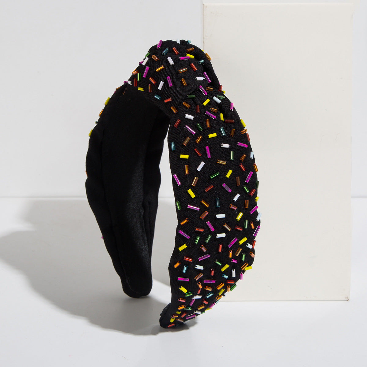 Fashion Hand-Stitched Glass Tube Headband with Temperament - Multiple Colors