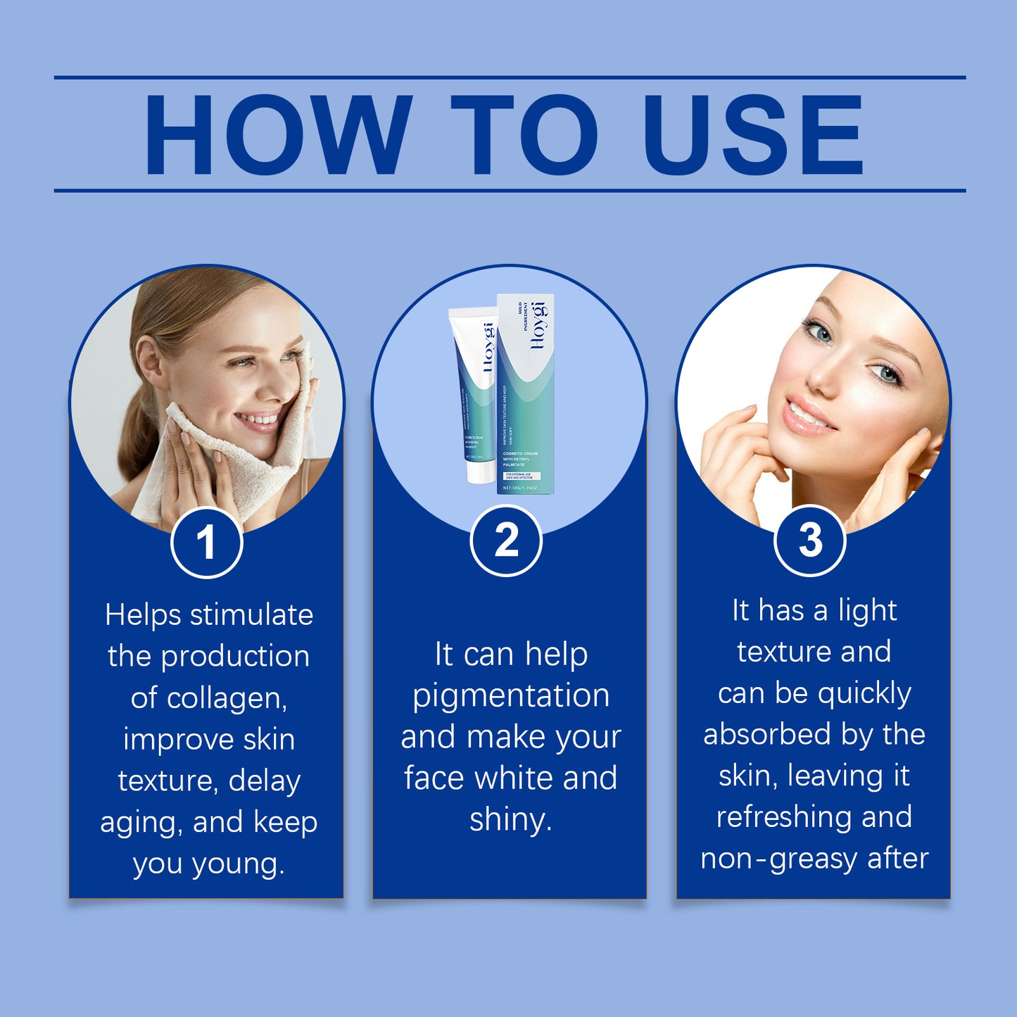 Retinol Anti-Aging Face Cream - Hydrating Vitamin C & E Moisturizer