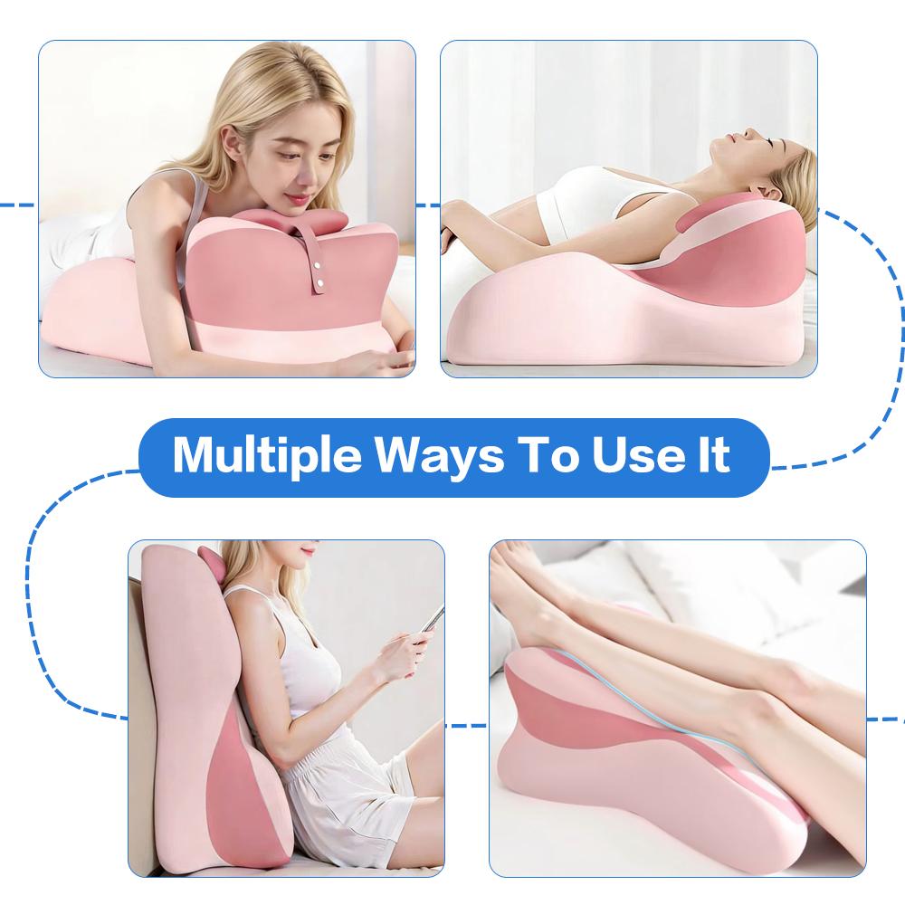 Ergonomic Heart-Shaped Memory Foam Chest Support Pillow