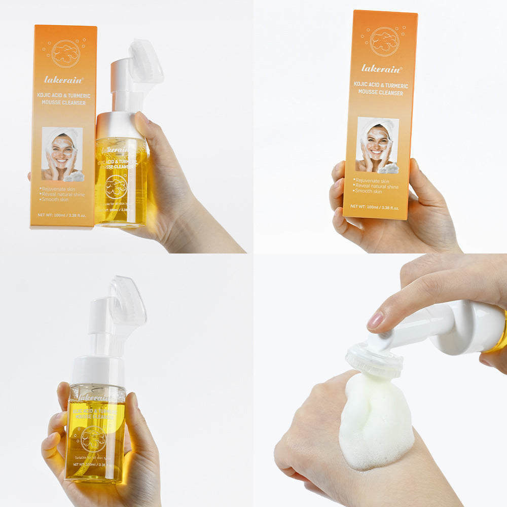 Turmeric Facial Cleansing Foam - Gentle Exfoliating 100ml