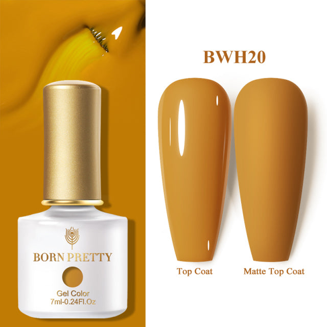 One-Color Gel Nail Polish 7ml - Long-Lasting, Non-Toxic, Professional & Home Use