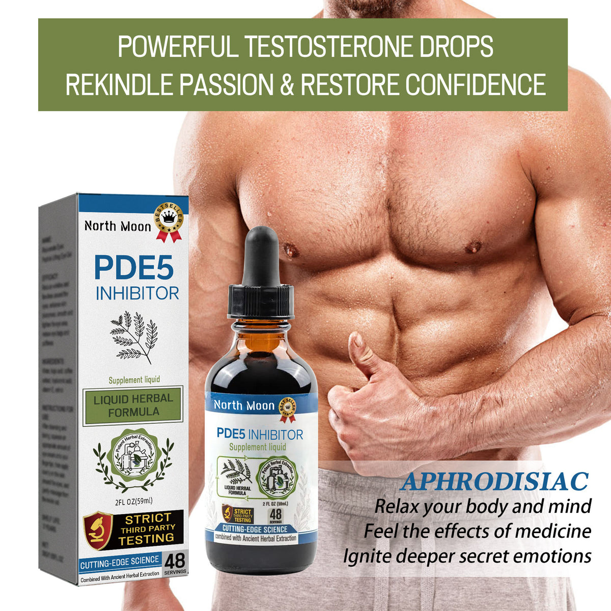 Men's Body Care Treatment Oil