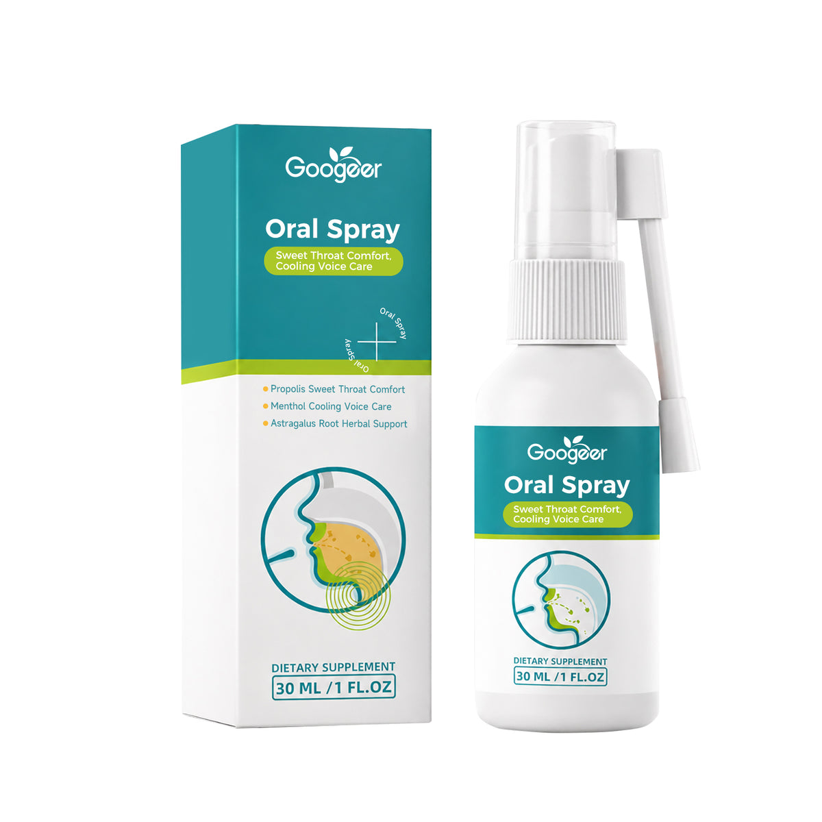 Propolis & Astragali Oral Spray 30ml Natural Skin & Hair Supplement