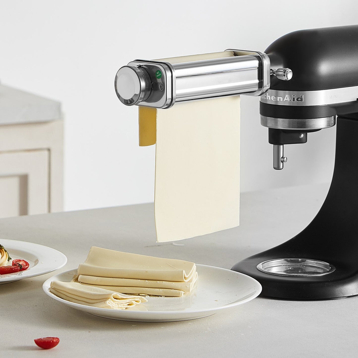 Pasta Roller Attachment for KitchenAid Stand Mixer - 8 Thickness Settings