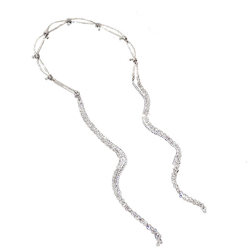 Fashionable Tassel Headband - High-End Women's Hair Accessory in Plaid XN-184-A