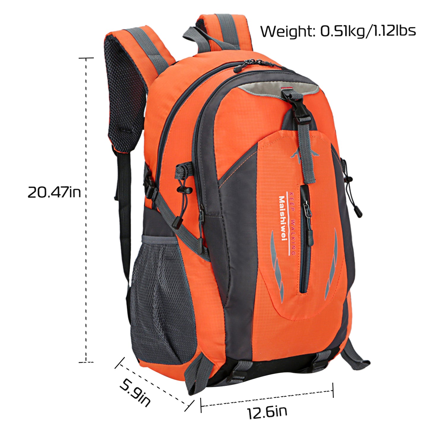 36L Waterproof Outdoor Backpack - Lightweight Daypack