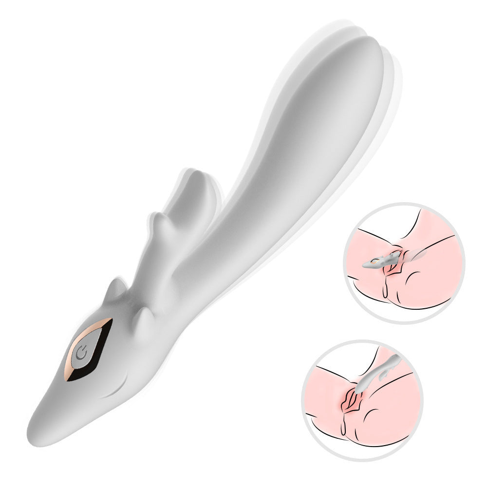 Deer Vibration Massage Toy - Flexible Silicone & ABS Relaxation Tool